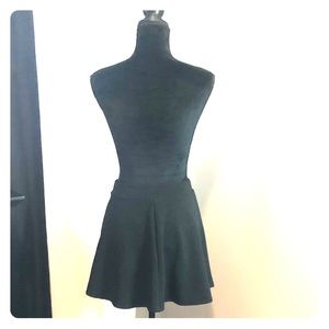 Black skater skirt